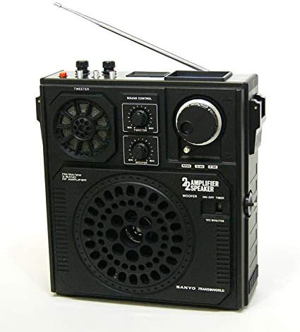 SANYO サンヨー 三洋 RP 7600 (DJ5000 / Dynamic Jet Sound 5000) FM/MW/SW(FM/中波/短波) 3バンドラジオ【中古品】