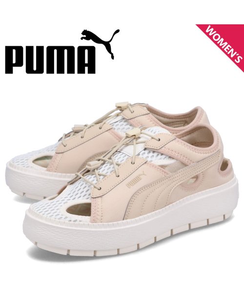 PUMA プーマ スニーカー バスケット プラットフォーム トレース ライト ミュール レディース 厚底 BASKET PLATFORM TRACE LIGH