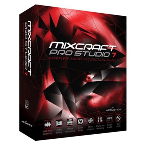 アコースティカ 楽曲作成ソフト Mixcraft Pro Studio 7