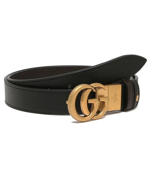 グッチ ベルト ダブルG ブラック ブラウン メンズ GUCCI 643847 CAO2T 1062