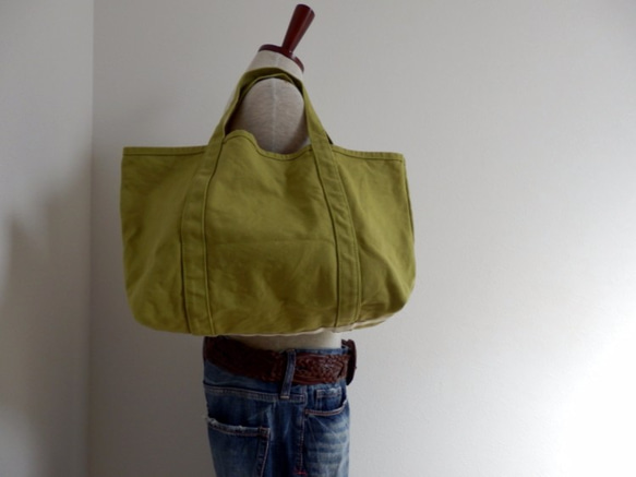 帆布　F/ TOTE BAG HIWAGREEN　TOTE