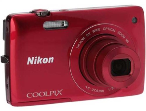 Nikon『COOLPIX S4400』レッド 2005万画素 広角26mm 光学6倍ズーム 美肌効果 デジタルカメラ