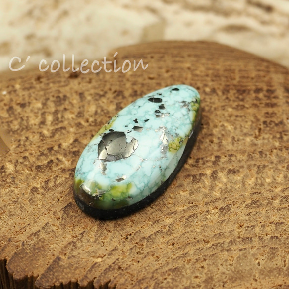 11,8ct Sonoran Gold Turquoise ソノランゴールド ターコイズ SON-01 メキシコ ルース