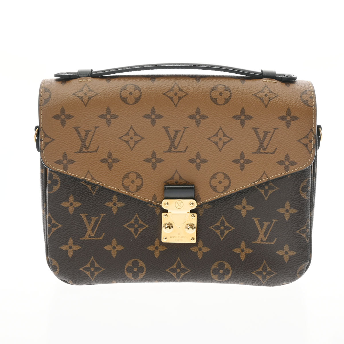 LOUIS VUITTON ルイヴィトン モノグラムリバース ポシェットメティス MM ブラウン M44876 レディース モノグラムリバース キャンバス 2WAYバッグ Aランク 中古 