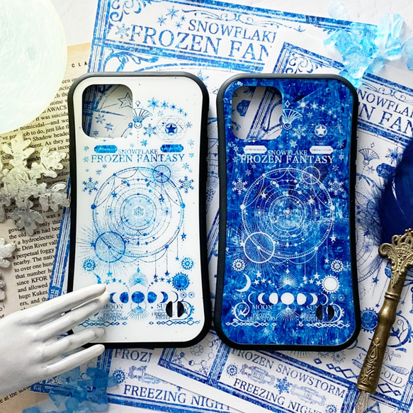 氷の世界 FROZEN FANTASY iPhoneグリップケース / 星 宇宙 iPhone15