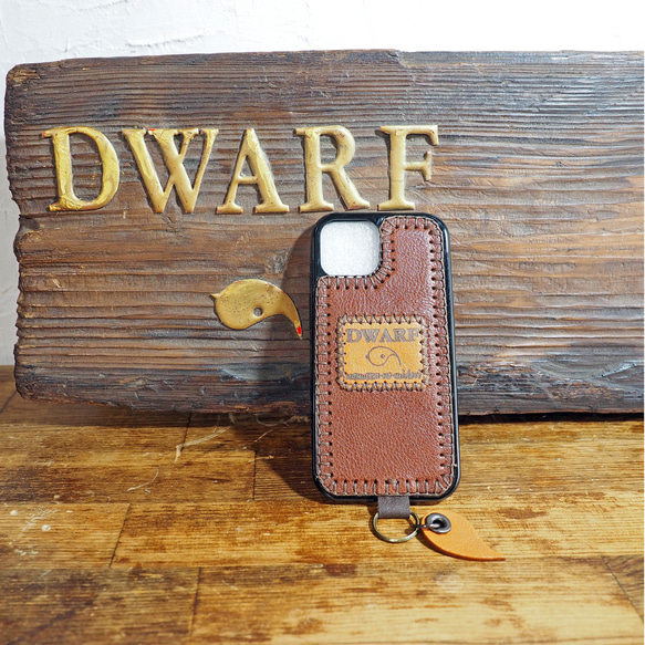 【受注制作】DWARF牛革スマートフォンカバー