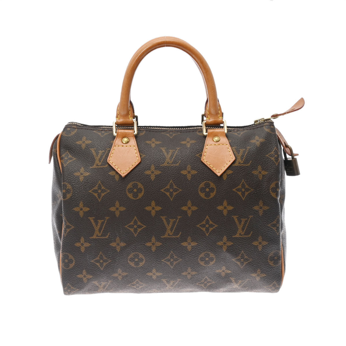 LOUIS VUITTON ルイヴィトン モノグラム スピーディ25 ブラウン M41528 レディース モノグラムキャンバス ハンドバッグ Bランク 中古 