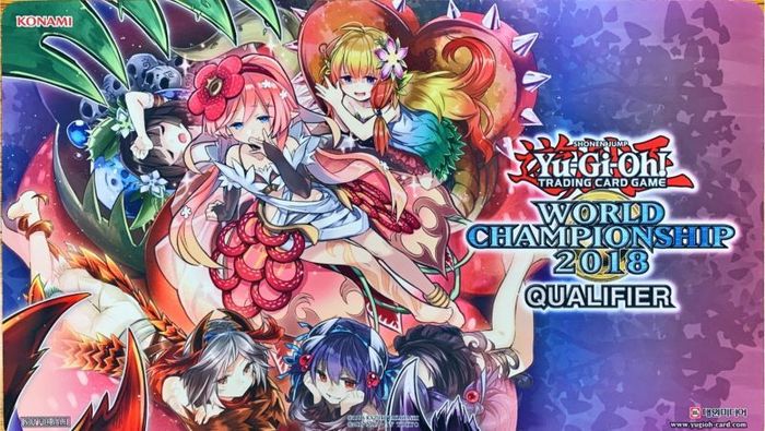 プレイマット『フレシアの蟲惑魔(WORLD CHAMPIONSHIP2018 QUALIFIER)』【-】{-}《プレイマット》