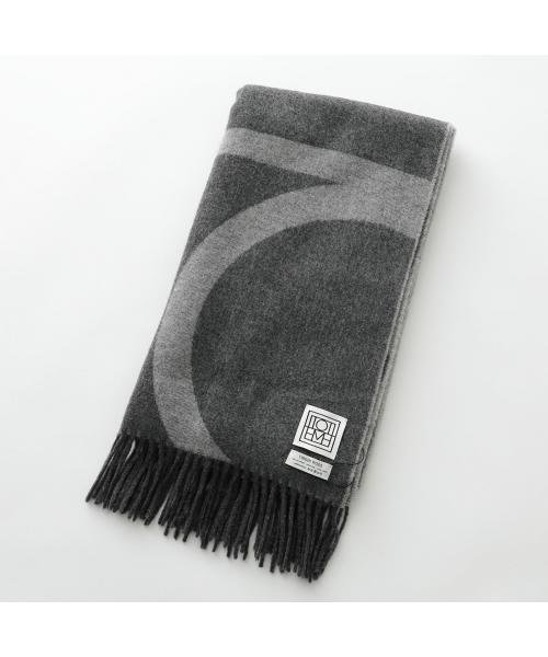 Toteme マフラー MONOGRAM JACQUARD WOOL SCARF