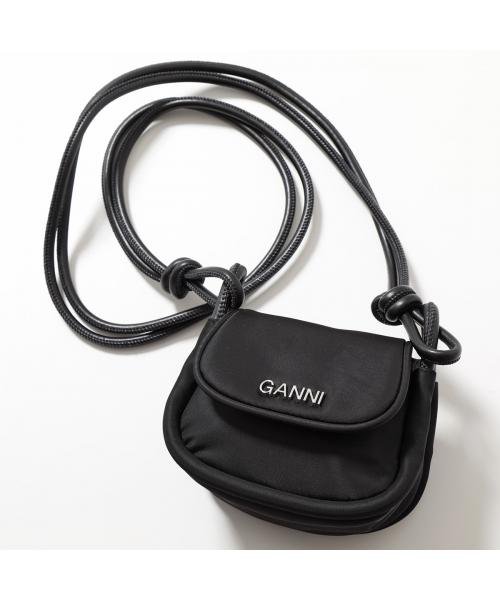 GANNI ショルダーバッグ Knot Mini Flap Over ミニバッグ