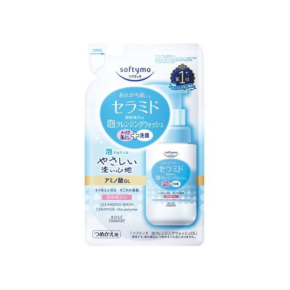 コーセーコスメポート ソフティモ 泡クレンジングウォッシュ セラミド つめかえ用 180mL FC993MM