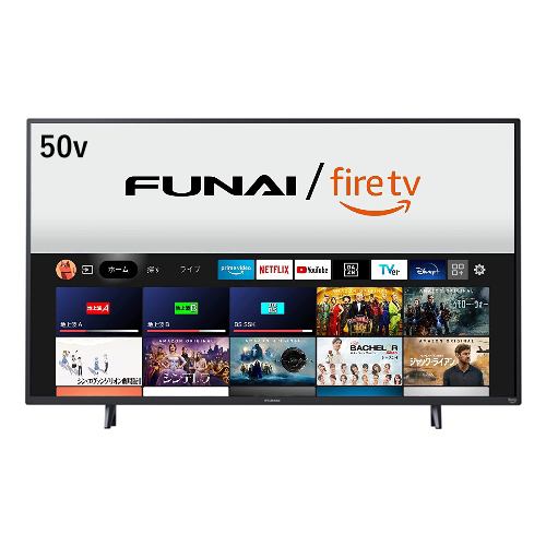 FUNAI FireTV FL-50UF340 Alexa対応リモコン付属 4K液晶テレビ 50V型