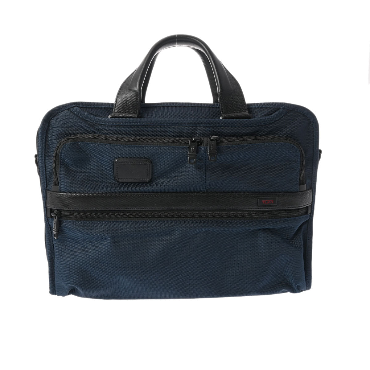 TUMI トゥミ 2WAY ブリーフケース ネイビー/黒 - メンズ ナイロン ビジネスバッグ Aランク 中古 