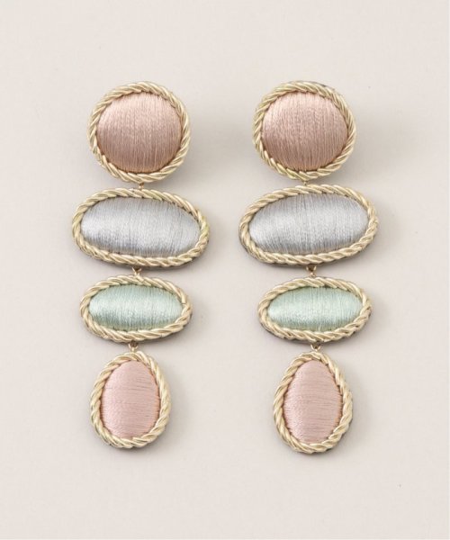 【SOPHIA203/ソフィア203】PASTEL LATTE EARRINGS イヤリング