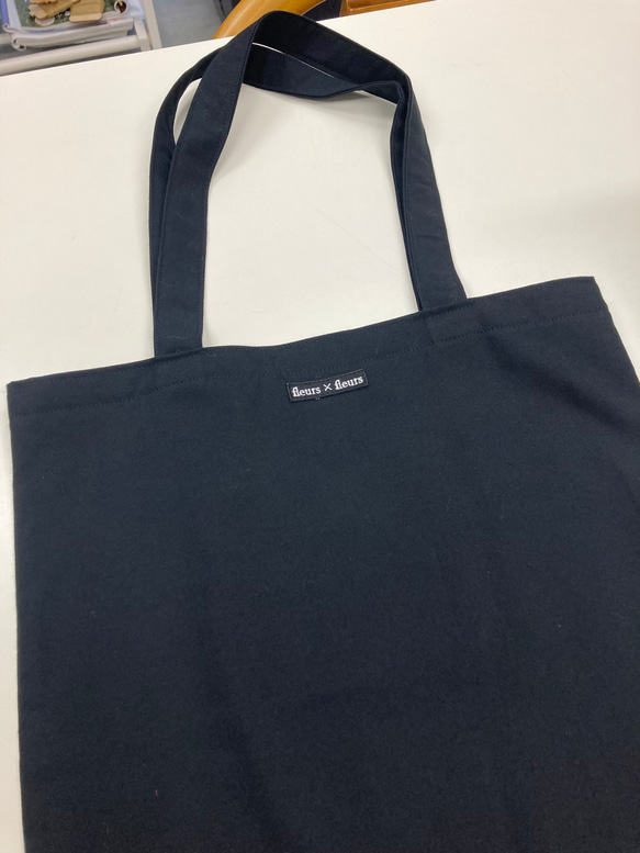 エコバッグ　limited edition fleursxfleurs SDGs eco bag black