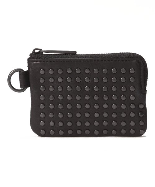 Leather coin case all－studs