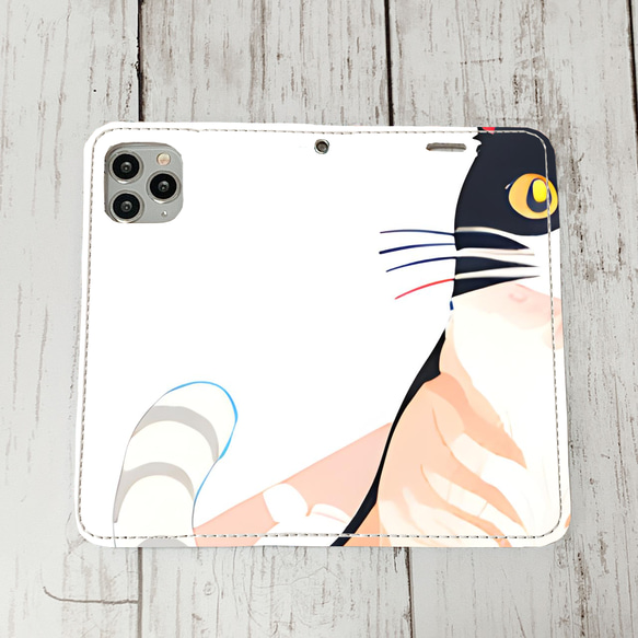 iphoneケース3-3-26 iphone 手帳 ねこ・猫・ネコ 箱2 かわいい アイフォン iface