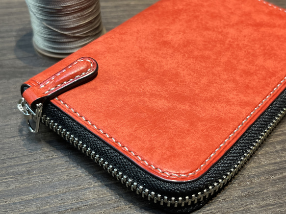 middle wallet【福】italian leather