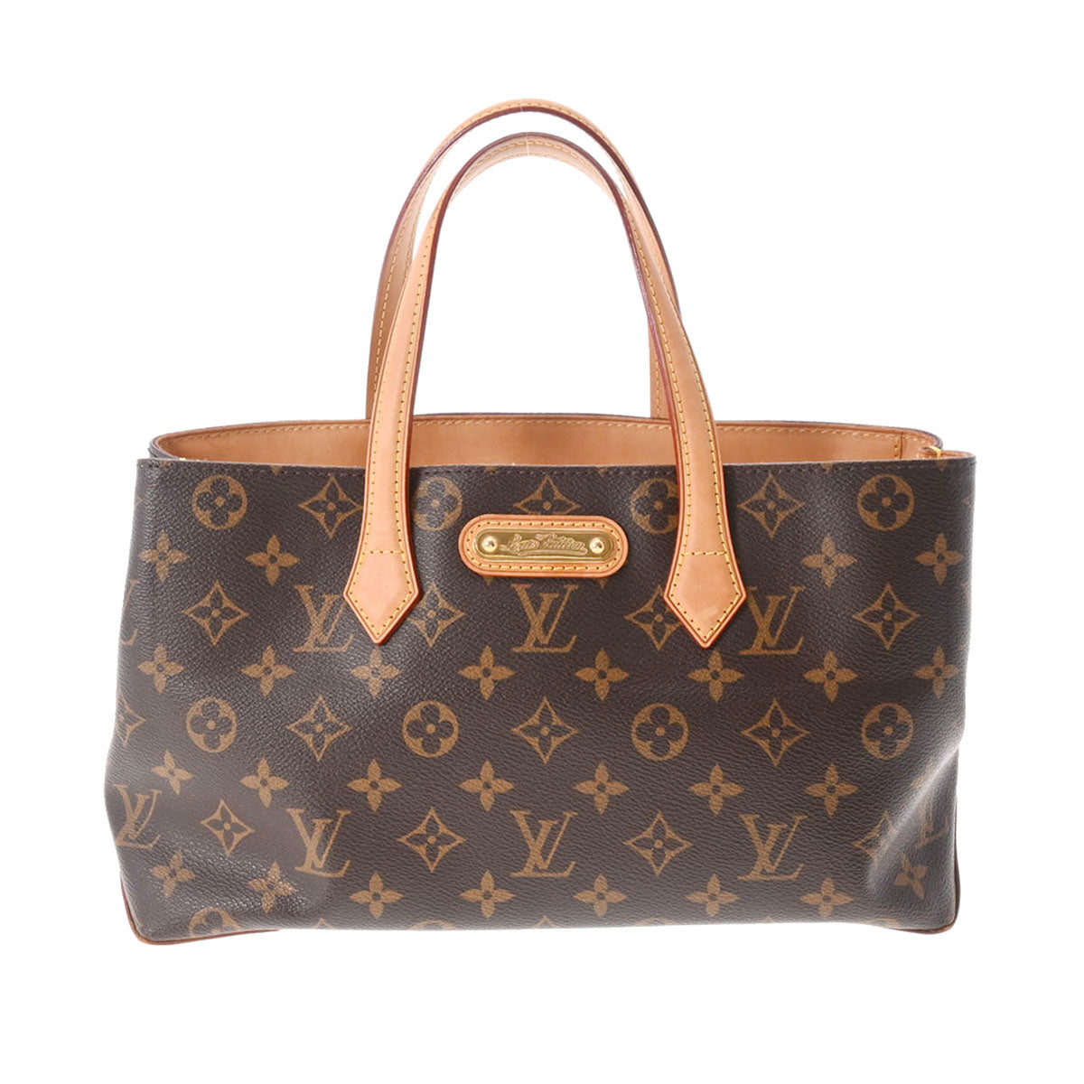 LOUIS VUITTON ルイヴィトン モノグラム ウィルシャーPM ブラウン M45643 レディース モノグラムキャンバス ハンドバッグ Bランク 中古 