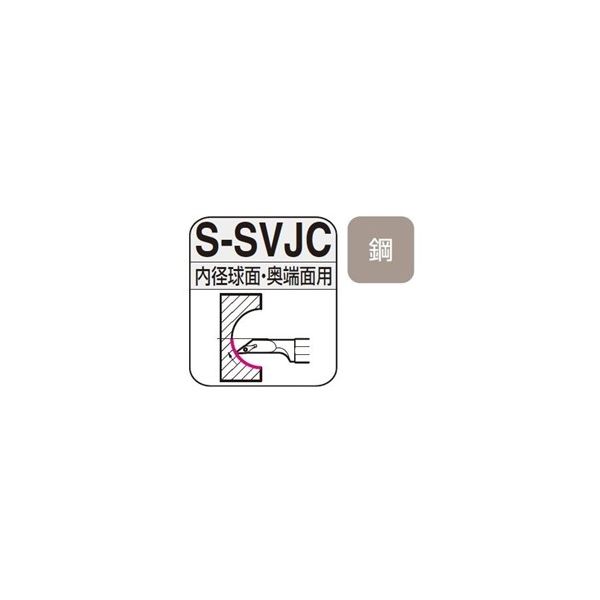 住友電工ハードメタル　SEC-ボーリングバイト　S-SVJC　倣い加工用