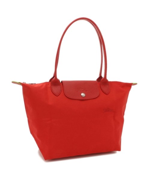 ロンシャン トートバッグ ル プリアージュ グリーン Mサイズ レッド レディース LONGCHAMP 2605 919 P83