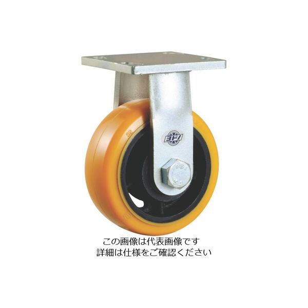 ヨドノ 重量用高硬度ウレタン固定車150φ TDUK150 1個 132-0315（直送品）