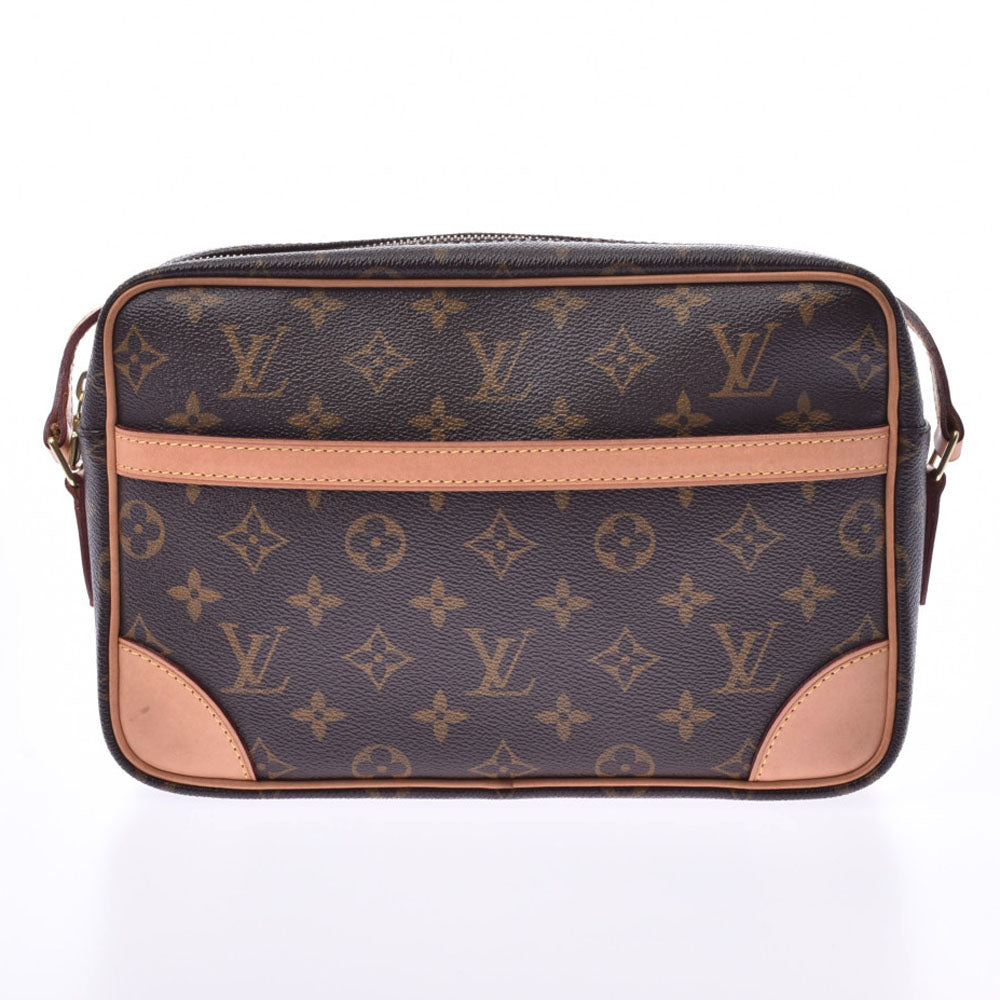 LOUIS VUITTON ルイヴィトン モノグラム トロカデロS ブラウン M51274 ユニセックス モノグラムキャンバス レザー ショルダーバッグ ABランク 中古 