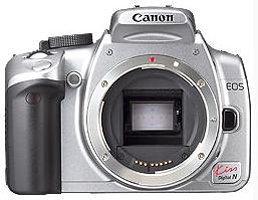 Canon EOS KISS デジタル N シルバー ボディ 0128B001【中古品】