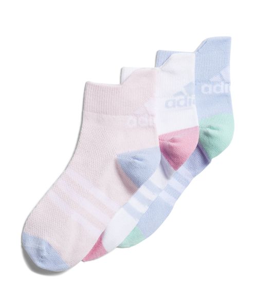 adidas/キッズ メッシュ3P アンクル ソックス