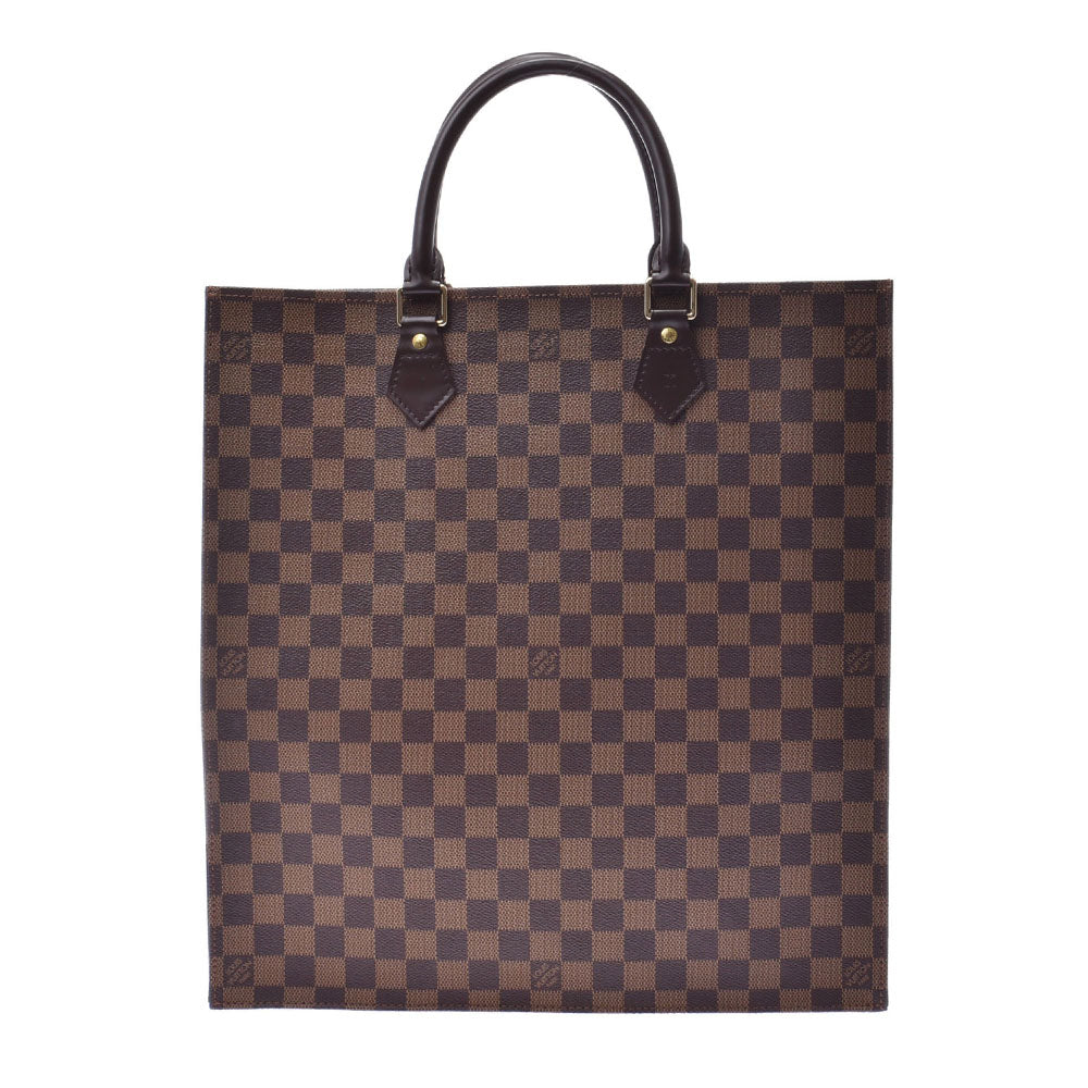 LOUIS VUITTON ルイヴィトン ダミエ サック・プラ ブラウン N51140 レディース ダミエキャンバス ハンドバッグ Aランク 中古 