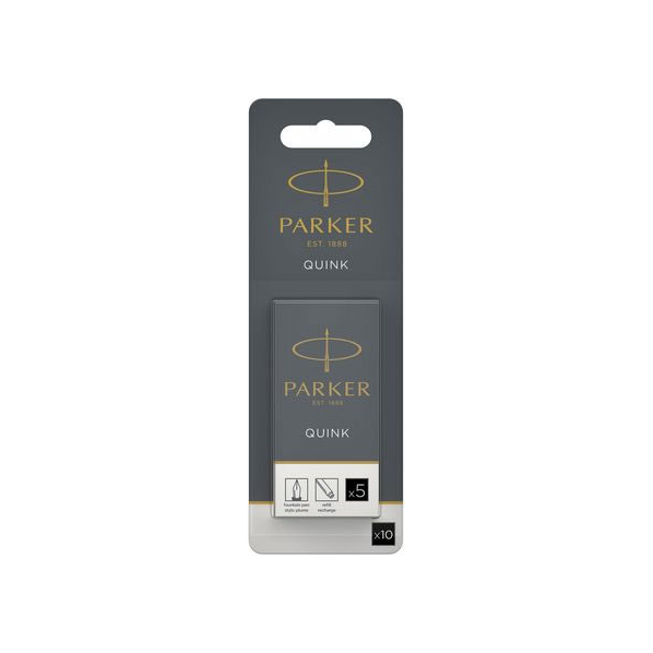 PARKER クインク・カートリッジ 10本入 ブラック FCR2970-1950206