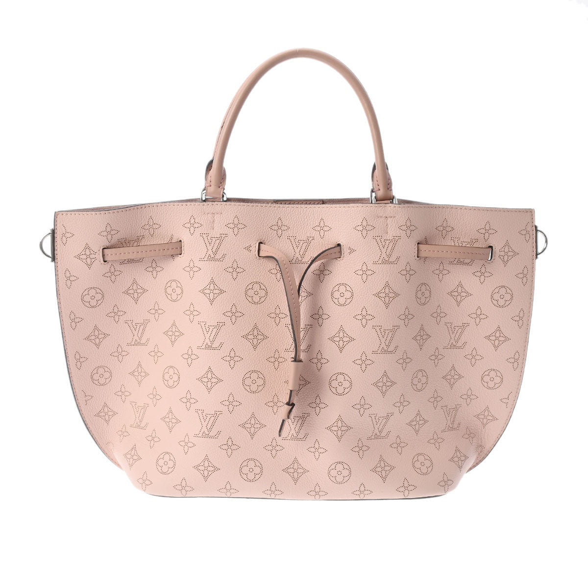 LOUIS VUITTON ルイヴィトン モノグラム マヒナ ジロラッタ 2WAY マグノリア M54401 レディース マヒナレザー ハンドバッグ Aランク 中古 