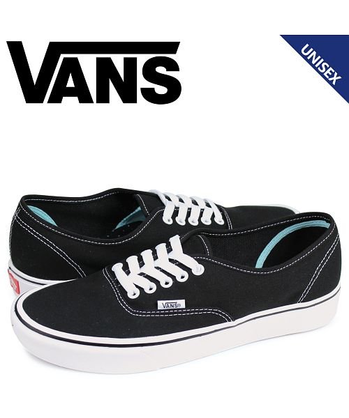 VANS ヴァンズ オーセンティック スニーカー メンズ レディース バンズ COMFYCUSH AUTHENTIC ブラック 黒 VN0A3WM7VNE