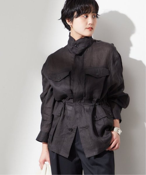 【STUMBLY 】SHEER MILITARY JACKET：ミリタリージャケット