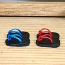 森き　ミニチュア草履　一足　miniature boots.