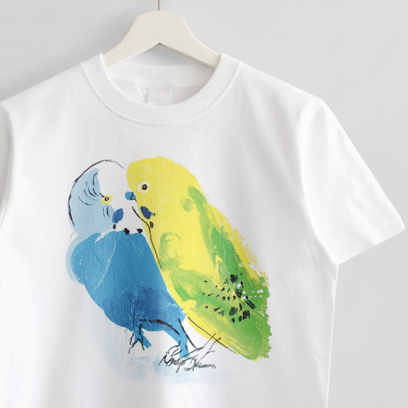 Tシャツ（オクムラミチヨ / なかよしセキセイインコさん）