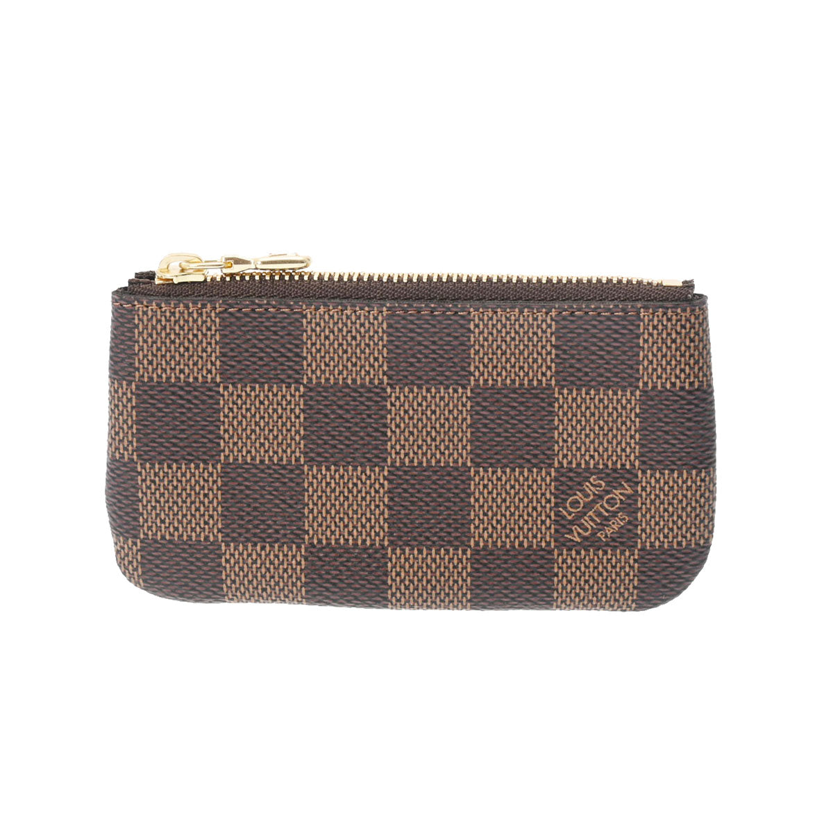 LOUIS VUITTON ルイヴィトン ダミエ ポシェットクレ キーリング付小銭入れ ブラウン N62658 ユニセックス ダミエキャンバス コインケース 未使用 