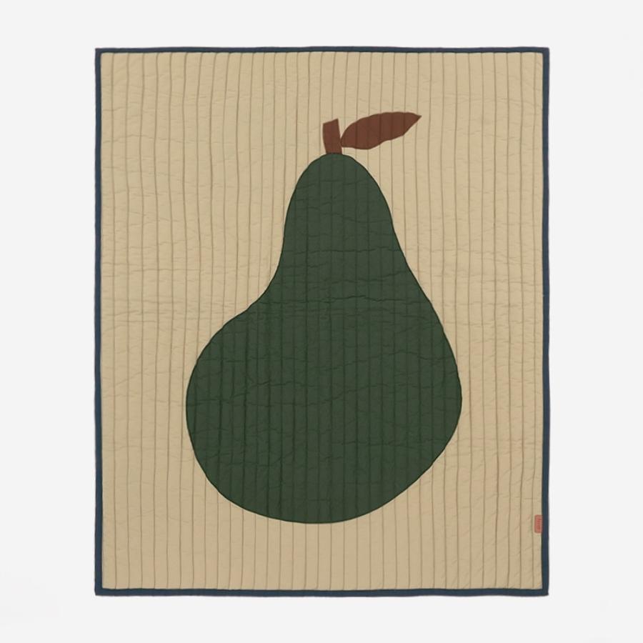 ferm LIVING | Quilted Blanket 洋ナシ 110×80cm