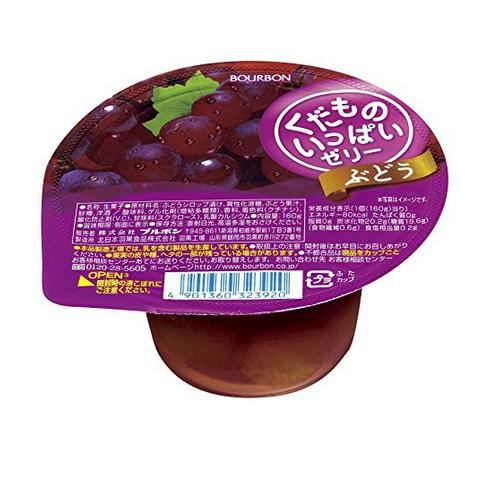 ブルボン くだものいっぱいゼリー ぶどう 160g