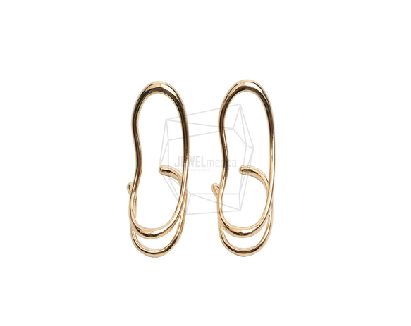 ERG-2511-G【2個入り】ラウンドイヤーカフ/Round Earcuffs Earrings