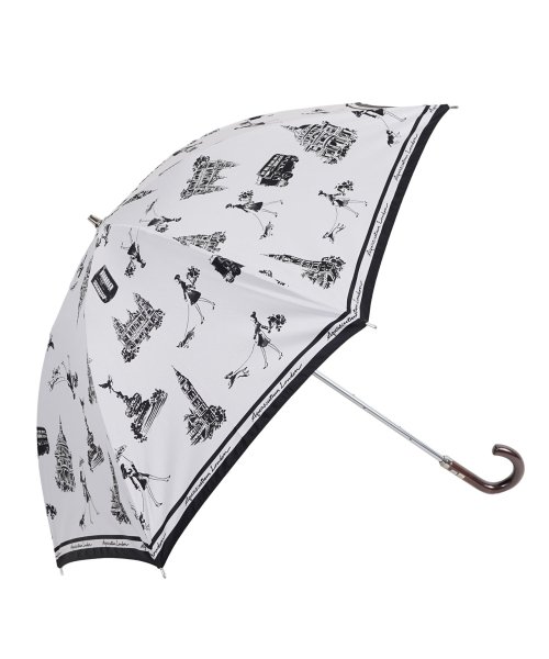 アクアスキュータム AQUASCUTUM 日傘 長傘 完全遮光 軽量 晴雨兼用 雨傘 レディース 60cm 一級遮光 遮熱 UVカット 紫外線対策 LONG U