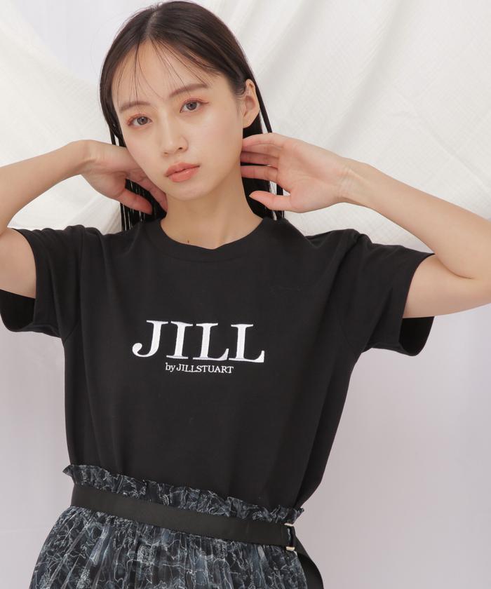 ジル バイ ジル スチュアート/オーガニック刺繍ロゴTシャツ　WEB限定カラー:アカロゴ