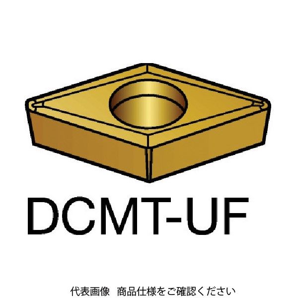 サンドビック コロターン107 旋削用ポジ・チップ DCMT 07 02 04-UF 1125 609-6441（直送品）