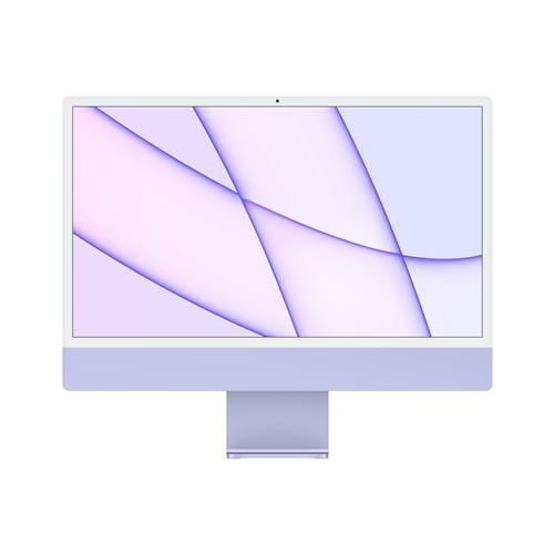 アップル(Apple) CTOモデル 24インチiMac Retina 4.5Kディスプレイモデル 8コアCPU8コアGPU搭載Apple M1チップ 256GB パープル CTOIMAC24003