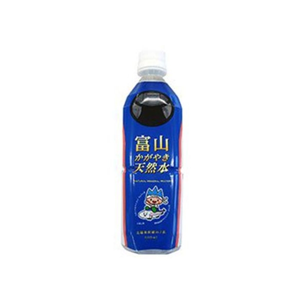 五洲薬品 富山かがやき天然水 500mL×1本 FCN2919