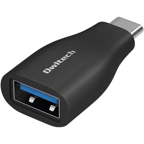 オウルテック OWL-ADCAF31S2-BK USB 3.2Gen2対応USB Type-A to USB Type-C変換アダプターブラックOWLADCAF31S2BK