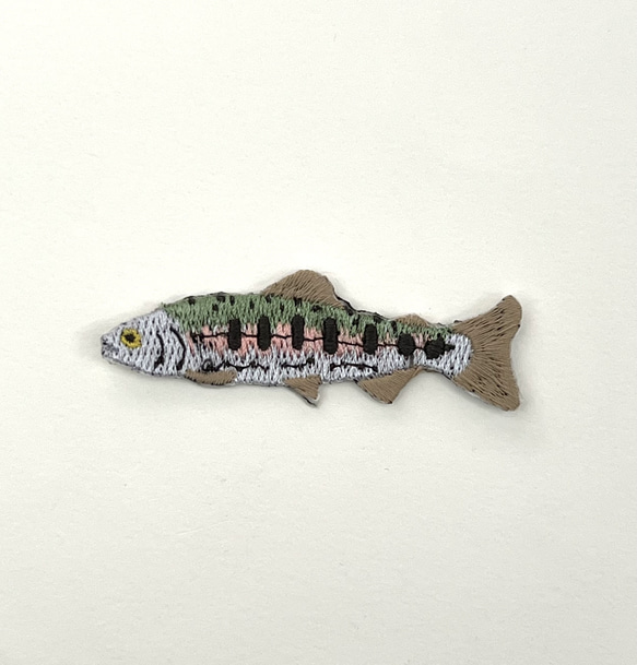 刺繍ワッペン●ヤマメ●淡水魚●釣り