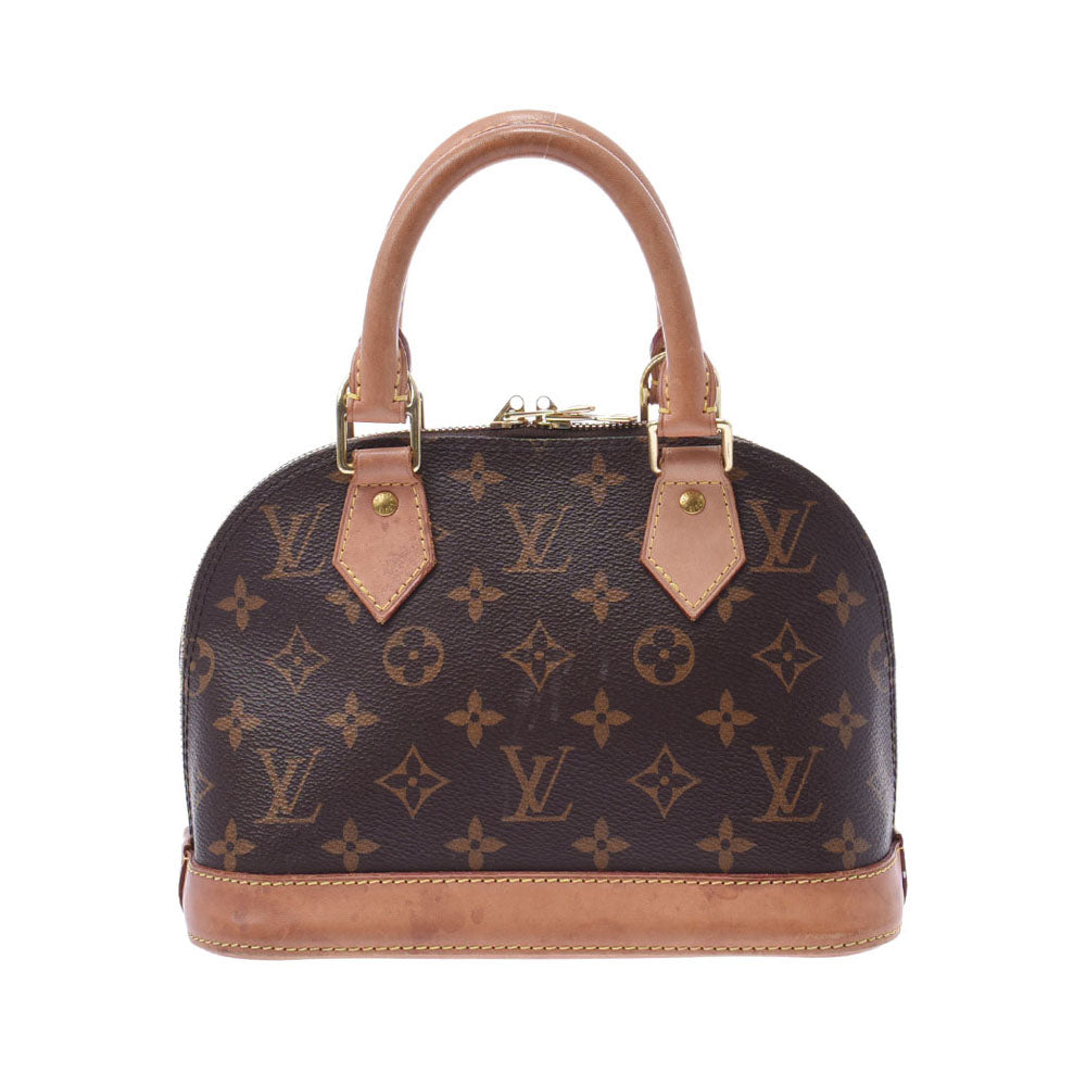 LOUIS VUITTON ルイヴィトン モノグラム アルマBB ブラウン M53152 レディース モノグラムキャンバス ハンドバッグ Bランク 中古 