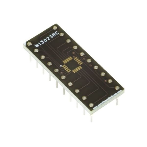 Winslow IC変換アダプタ 24ピン メス QFN 24極 0.5 mm， 2.54 mm ピッチ W13052RC（直送品）