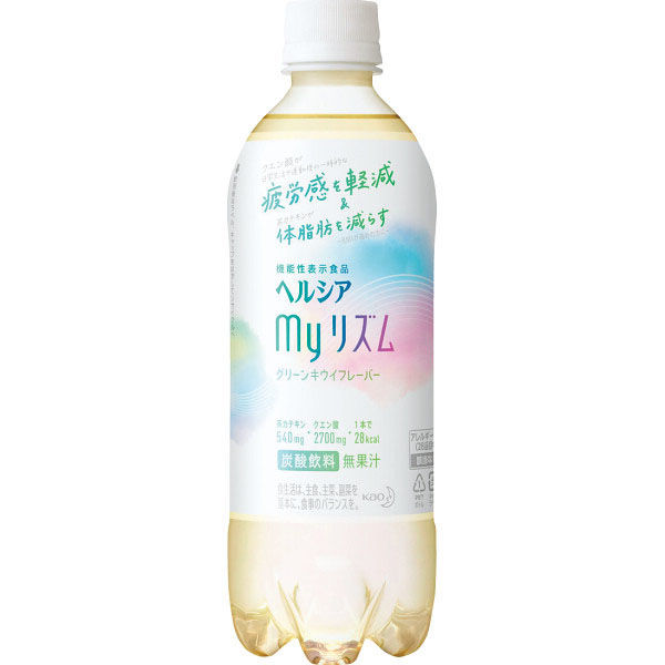 花王 ヘルシアmy(マイ)リズムS500ml(48本)(機能性表示食品) 24-0526-091 1箱（直送品）